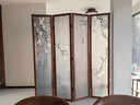 新中式屏風(fēng)遮擋折疊可移動(dòng)隔斷客廳風(fēng)水入戶(hù)家用辦公高清背景擋板 D款-喜上眉梢 1扇45*200CM【樟子松】 曬單實(shí)拍圖