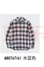 優(yōu)衣庫男女裝法蘭絨格子襯衫長(cháng)袖襯衣薄外套25秋冬481224 480767 480767/61水藍色 XL 曬單實(shí)拍圖
