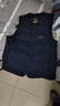 輕薄羽絨馬甲男冬季中年內穿保暖加厚打底背心V領(lǐng)坎肩爸爸裝外套 20919-HB8612藏青 L (175) 約120-135斤可穿 曬單實(shí)拍圖