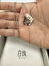 白嵐緞帶銀圈項鏈女925銀鎖骨鏈氣質(zhì)輕奢設計感飾品新年禮物送老婆 曬單實(shí)拍圖
