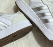 adidas ENTRAP美式校園風(fēng)運動(dòng)少年感復古籃球風(fēng)板鞋男女阿迪達斯 白色/暗銀金屬/樹(shù)脂黃   37 曬單實(shí)拍圖