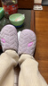 回力棉拖鞋女士居家厚底踩屎感保暖防滑室內棉鞋女WST-0699 紫色38-39 曬單實(shí)拍圖