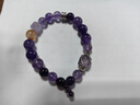 普陀山天然九紫離火紫水晶手鏈單圈女本命年水晶桃花生日禮物 曬單實(shí)拍圖