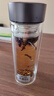 嘉特玻璃杯茶水分離男士水杯雙層高硼硅玻璃耐高溫大容量辦公泡茶杯子 星辰黑320ML 曬單實(shí)拍圖