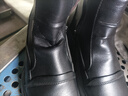 啄木鳥(niǎo)外賣(mài)騎手冬季棉鞋男士馬丁靴加絨保暖皮毛一體雪地靴防水高幫皮鞋 40 曬單實(shí)拍圖