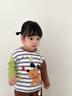 嘟嘟家兒童T恤春季女童打底衫春裝男童上衣長(cháng)袖寶寶條紋打底衣童裝洋氣 藍色系條紋 80 曬單實(shí)拍圖