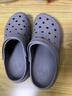 京東京造【抗菌洞洞鞋】涼鞋情侶旅行沙灘兩穿eva涼拖鞋男士水泥灰44-45 曬單實(shí)拍圖