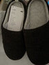 內泊（NEIBO）乳膠棉拖鞋男冬季天女士室內家居鞋大碼防滑防臭橡膠軟底羊毛茶42 曬單實(shí)拍圖