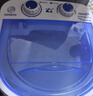長(cháng)虹迷你洗衣機小型半全自動(dòng)內衣內褲家用單桶洗衣機洗脫一體母嬰兒童學(xué)生宿舍出租房公寓洗襪子神器 透明藍4.5KG【升級】金鉆電機+藍光除菌+瀝水籃 曬單實(shí)拍圖