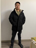 雪中飛【輕奢鵝絨】羽絨服男中長(cháng)款連帽加厚保暖防寒商務(wù)休閑外套男 曬單實(shí)拍圖
