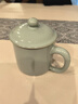 雅瓷[新年禮物]汝窯茶杯陶瓷泡茶杯帶蓋辦公杯喝茶喝水禮盒裝養正杯 汝窯養正杯 曬單實(shí)拍圖