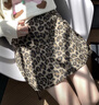 浪莎秋冬季2026春季新款豹紋包臀裙韓系顯瘦a字短裙小個(gè)子辣妹半身裙 曬單實(shí)拍圖