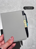 MUJI聚氨酯封面 口袋筆記本 本子 日記本 記事本 計劃本 便攜 藍黑色 曬單實(shí)拍圖