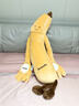 IMOMOTO香蕉大王生日新年禮物長(cháng)條毛絨夾腿安撫枕頭陪睡玩偶孕婦側睡枕 香蕉大王【全新升級-可藍牙連接+安撫哄睡拍打】 （仿生抱枕  多功能合一） 曬單實(shí)拍圖
