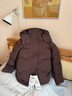 波司登（BOSIDENG）【小蠻腰】25新羽絨服女短商場(chǎng)同款90絨可脫卸帽收腰顯瘦保暖外套 曠野棕7E70 M 165/88A 體重約110-120斤 曬單實(shí)拍圖
