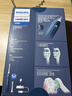 飛利浦（PHILIPS）【肖戰推薦】聲波電動(dòng)牙刷鉆石3系 年貨節禮物 情人節情侶款送男生女友 微泡水流HX5181/02星云藍 曬單實(shí)拍圖