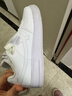 特步童鞋兒童空一校園百搭小白鞋學(xué)生板鞋 新白色 36 曬單實(shí)拍圖