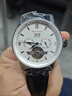 海鷗（SEAGULL）手表男自動(dòng)機械表 日歷周歷月歷鏤空飛輪男士手表生日禮物1328白 曬單實(shí)拍圖