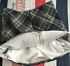 浪莎咖色復古毛呢格子裙女春秋新款小個(gè)子包臀裙短裙a字半身 曬單實(shí)拍圖
