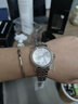阿瑪尼（ARMANI EXCHANGE）手表女士鋼帶鑲鉆石英歐美腕表生日新年禮物送女生AX5542 曬單實(shí)拍圖