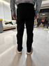 京東京造【四面彈】休閑褲男高爾夫彈力褲男士冬季加絨運動(dòng)長(cháng)褲 黑色L 曬單實(shí)拍圖