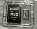 金士頓（Kingston）256GB TF（MicroSD）存儲卡 內存卡U3 V30 A2 4K適配大疆Pocket 3/Action 5/無(wú)人機/運動(dòng)相機/監控 曬單實(shí)拍圖
