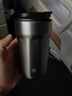 京東京造保溫杯 咖啡杯男女便攜隨行水杯實(shí)用杯子 銀灰色360ml 曬單實(shí)拍圖