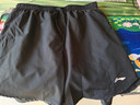 李寧（LI-NING）泳褲男士寬松防尷尬泳衣套裝水陸兩用黑色短袖兩件套07-25 XL 曬單實(shí)拍圖