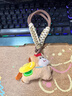 繁夏卡通毛絨元寶小馬鑰匙扣包包掛件車(chē)掛飾馬年擺件吉祥物新年禮物女 曬單實(shí)拍圖