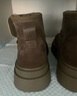 ZHR雪地靴女冬季新款保暖短靴女百搭厚底防滑防水棉鞋 JT72 咖色 37 曬單實(shí)拍圖
