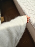 珍貝純羊絨衫女秋冬新款圓領(lǐng)蝙蝠袖慵懶保暖針織上衣厚31179Q 白色 S （95/S） 曬單實(shí)拍圖