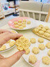 OEMG高端手壓式糕點(diǎn)模具家用棗泥山藥糕月餅模型點(diǎn)心烘焙副食品工具 迷你五瓣花4花型 30g 【贈按壓桶】 曬單實(shí)拍圖