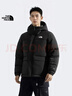The North Face北面羽絨服男戶(hù)外防潑保暖鵝絨8GKG 黑色/JK3 S 曬單實(shí)拍圖