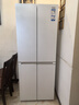 海爾（Haier）小紅花系列418升594mm專(zhuān)業(yè)超薄超窄零嵌十字T型四開(kāi)門(mén)家用電小戶(hù)型大容量冰箱 70寬|594mm專(zhuān)業(yè)超薄|418升冰雪白 曬單實(shí)拍圖