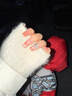 紅袖（hopeshow）慵懶風(fēng)高級感綿羊毛針織衫2025冬季新款女裝【舒芙絨】?jì)却蠲?本白001（預售1.28） XL 曬單實(shí)拍圖