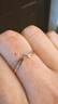潮宏基 至簡(jiǎn)交織18K金鉆石戒指女士彩金女戒鉆戒手飾送女友新年禮物 女士11號 曬單實(shí)拍圖