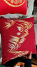 華幔盛庭新中式福字抱枕新年紅色靠墊沙發(fā)客廳靠枕套床頭大靠枕辦公室腰枕 牡丹捧福-紅色【高精密面料/刺繡款】 50cm*50cm 含枕芯 【加量填充】 曬單實(shí)拍圖