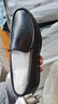 紅蜻蜓真皮皮鞋一腳蹬休閑套腳商務(wù)皮鞋男軟底男士爸爸鞋WTA30612黑色40 曬單實(shí)拍圖