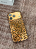 素洛適用蘋(píng)果17promax手機殼日韓ins豹紋凱蒂貓iPhone16pro甜酷辣妹15美拉德風(fēng)14帶掛繩13輕奢保護套 棕色豹紋kitty貓大孔 iPhone 17 Pro 曬單實(shí)拍圖