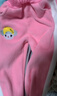 G.duck兒童套裝秋冬加絨2023新款0-8歲男女童冬季服裝寶寶雙面絨休套裝 兔子-粉色 加厚 110 【建議身高95-105】 曬單實(shí)拍圖