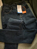 真維斯（Jeanswest）牛仔褲女長(cháng)褲加厚加絨褲女高腰冬季顯瘦修身小腳褲子女藍灰色27 曬單實(shí)拍圖