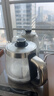 友家鋪子（Biooner）全自動(dòng)上水電熱水壺電茶壺茶臺燒水壺一體家用辦公茶桌茶幾嵌入式茶具套裝 XT-S07銀灰色蒸茶款1L 曬單實(shí)拍圖
