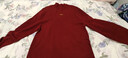 纖莉秀【打底外穿針織衫】大碼女裝半高領(lǐng)舒適百搭上衣胖mm秋新款3708 紅色 3XL 曬單實(shí)拍圖