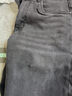羅蒙（ROMON）尼納灰色牛仔褲男秋冬季新款彈力歐版修身小直筒百搭長(cháng)褲 長(cháng)褲秋冬款 28 曬單實(shí)拍圖