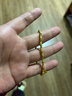周六福（ZLF）黃金手鏈女足金999古法竹節竹葉手串節節高升 計價(jià) 17cm-12.04g 曬單實(shí)拍圖