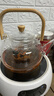 雄沃馳高硼硅玻璃耐熱提梁蒸茶壺煮茶器電陶爐加熱家用泡茶神器潮流 蒸煮兩用 高硼硅茶壺 方提梁煮茶壺1000ml 帶煮茶內膽 曬單實(shí)拍圖