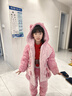 【三層夾棉加厚】女童睡衣冬季加厚款珊瑚絨三層夾棉款寶寶冬睡衣 LM三層加厚兔子粉色 140 建議身高130-140cm 曬單實(shí)拍圖
