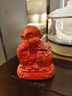 紅色陶瓷猴子擺件十二生肖風(fēng)水補角招財鎮宅吉祥物擺設小猴子瓷器 款式一 無(wú)底座  紅瓷描金款1件 曬單實(shí)拍圖