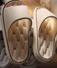 潔麗雅【買(mǎi)一送一】漏水拖鞋男士夏季居家用浴室衛生間洗澡防滑情侶涼拖 白色+灰色 38-39 女+42-43男 曬單實(shí)拍圖