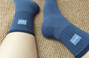 JEEP襪子男冬季【100%純棉+10A抗菌】防臭全棉男襪運動(dòng)耐磨中筒休閑襪 曬單實(shí)拍圖